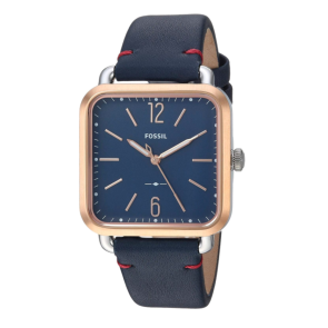 Bracelet de montre Fossil ES4251 Cuir Noir 18mm